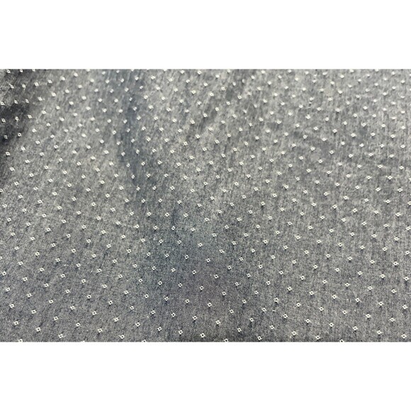 JOHNNIE-O Flat Front Chino Short Mens 44 Inseam 8" Chambray Geometric Blue - Picture 5 of 8